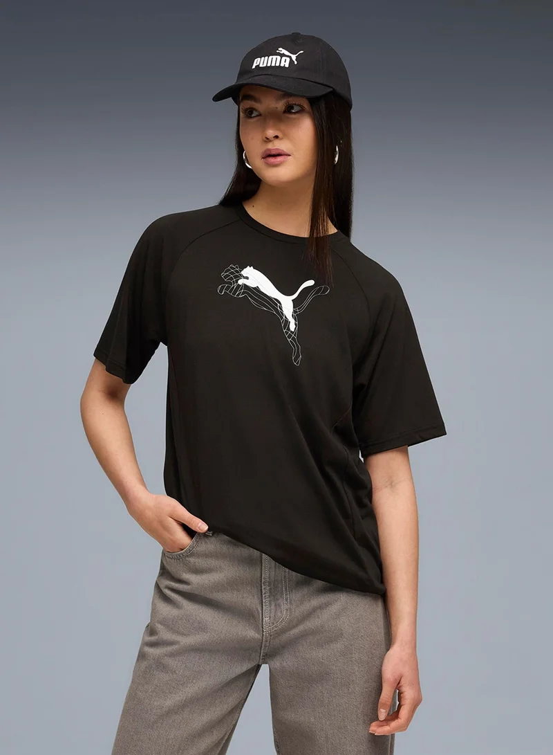 PUMA Evostripe Relaxed Graphic Tee Women